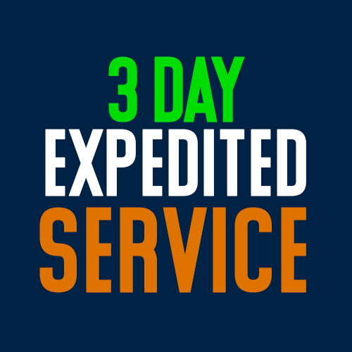 3 Day Expedited Service